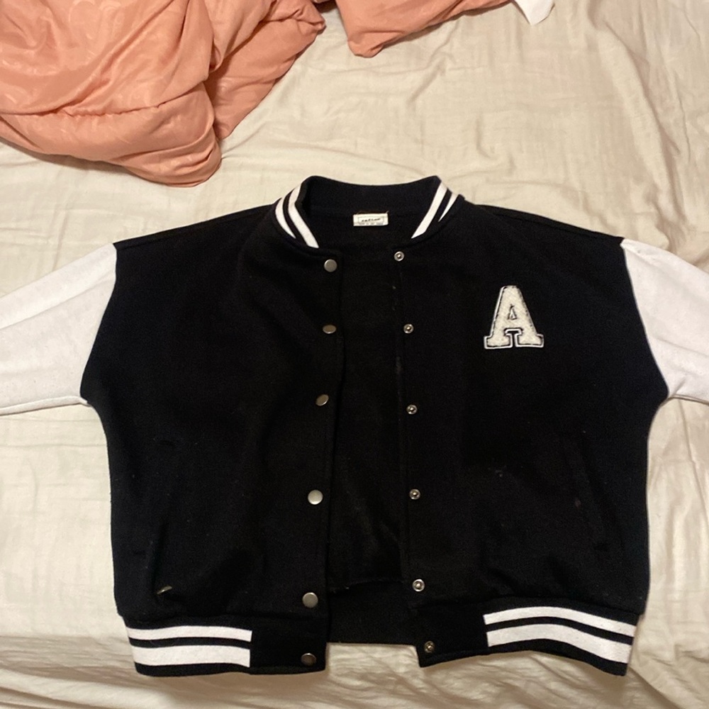 Black and white jacket